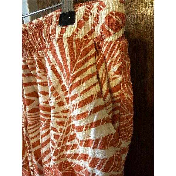 Panama Jack Tropical Pant/Shirt Set Soft Linen Rayon Blend Sz Lg Beach Resort - Picture 9 of 11